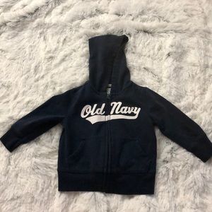 Blue Old Navy hoodie! 18-24 months